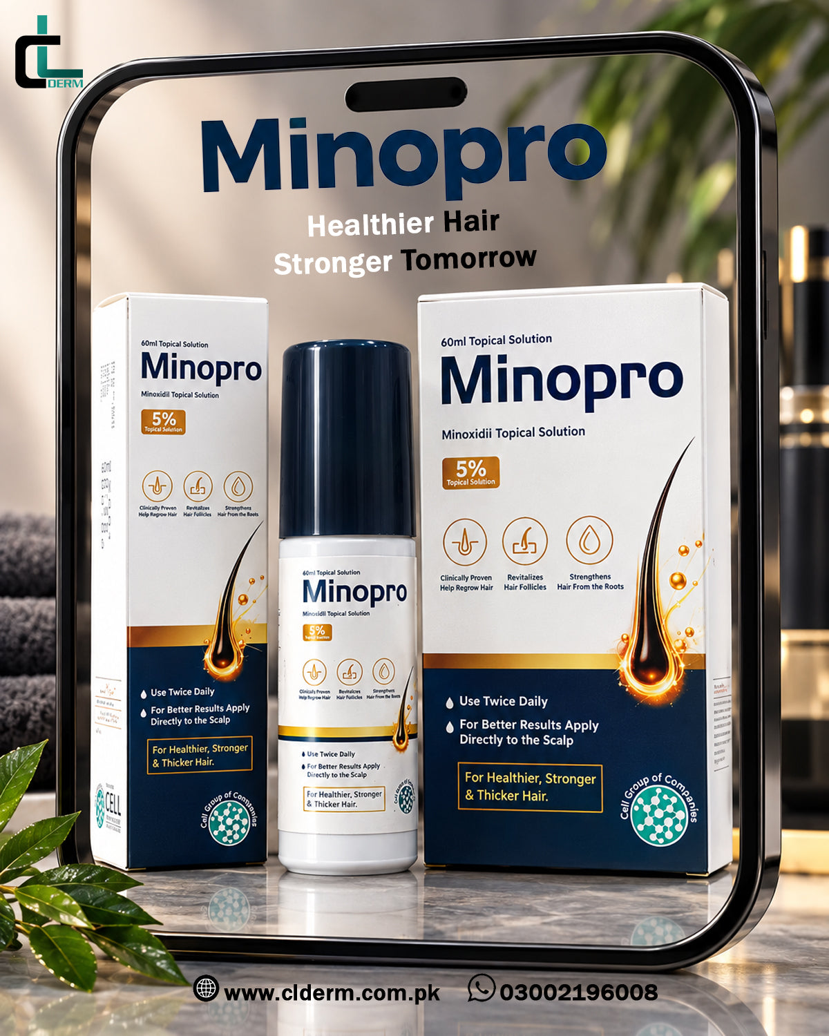 𝐌𝐢𝐧𝐨𝐩𝐫𝐨 (Minoxidil Topical Solution).